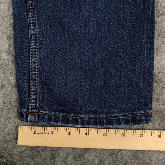 Cleo+Wolf Jeans Womens 29 Blue Straight Leg High Rise Distressed Medium Wash - Picture 11 of 12